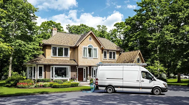 New Fairfield Dryer Vent Cleaning dryer vent cleaning crew working in Patterson, NY