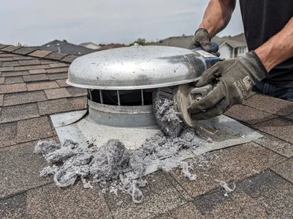 Cleaning Dryer Vent On Roof in New Fairfield