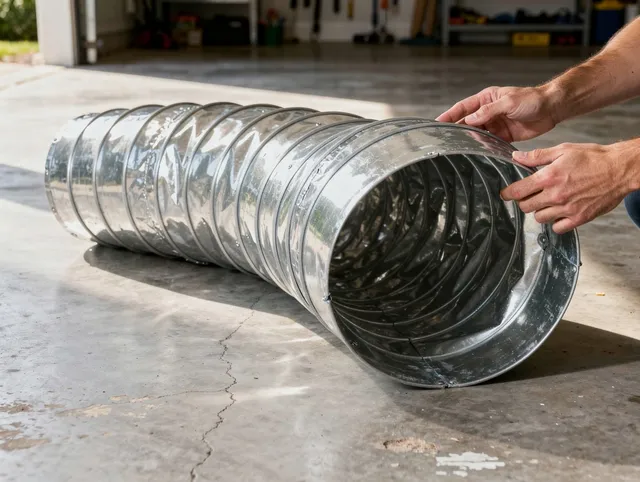 New Fairfield Dryer Vent Cleaning specialist using advanced equipment for thorough duct cleaning in New Fairfield