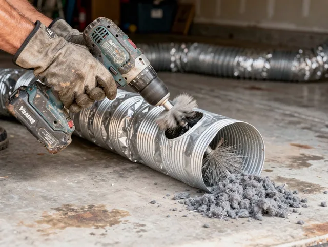 Professional duct cleaning by New Fairfield Dryer Vent Cleaning in New Fairfield